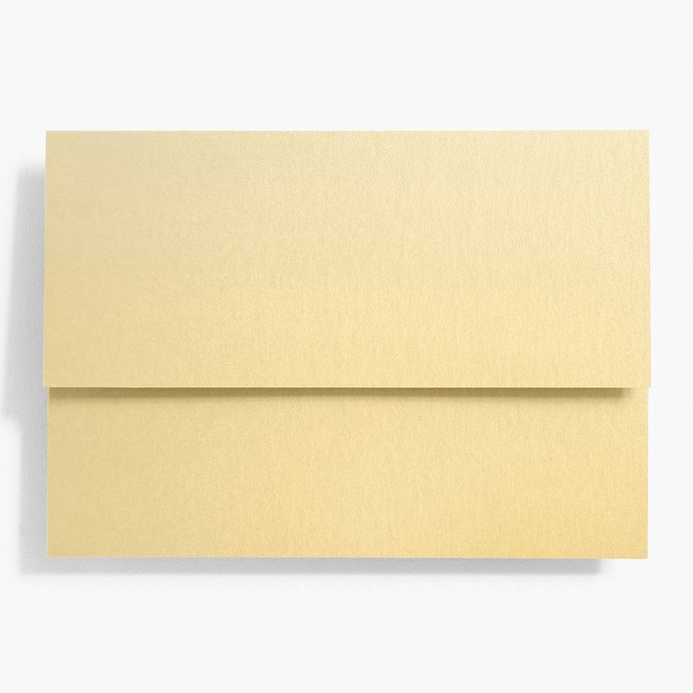 Alternative view of A7 Shimmer Gold Folder Enclosures