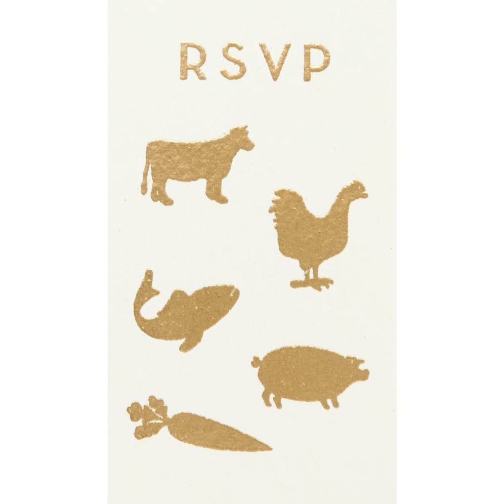 Alternative view of Menu Set Rubber Stamp