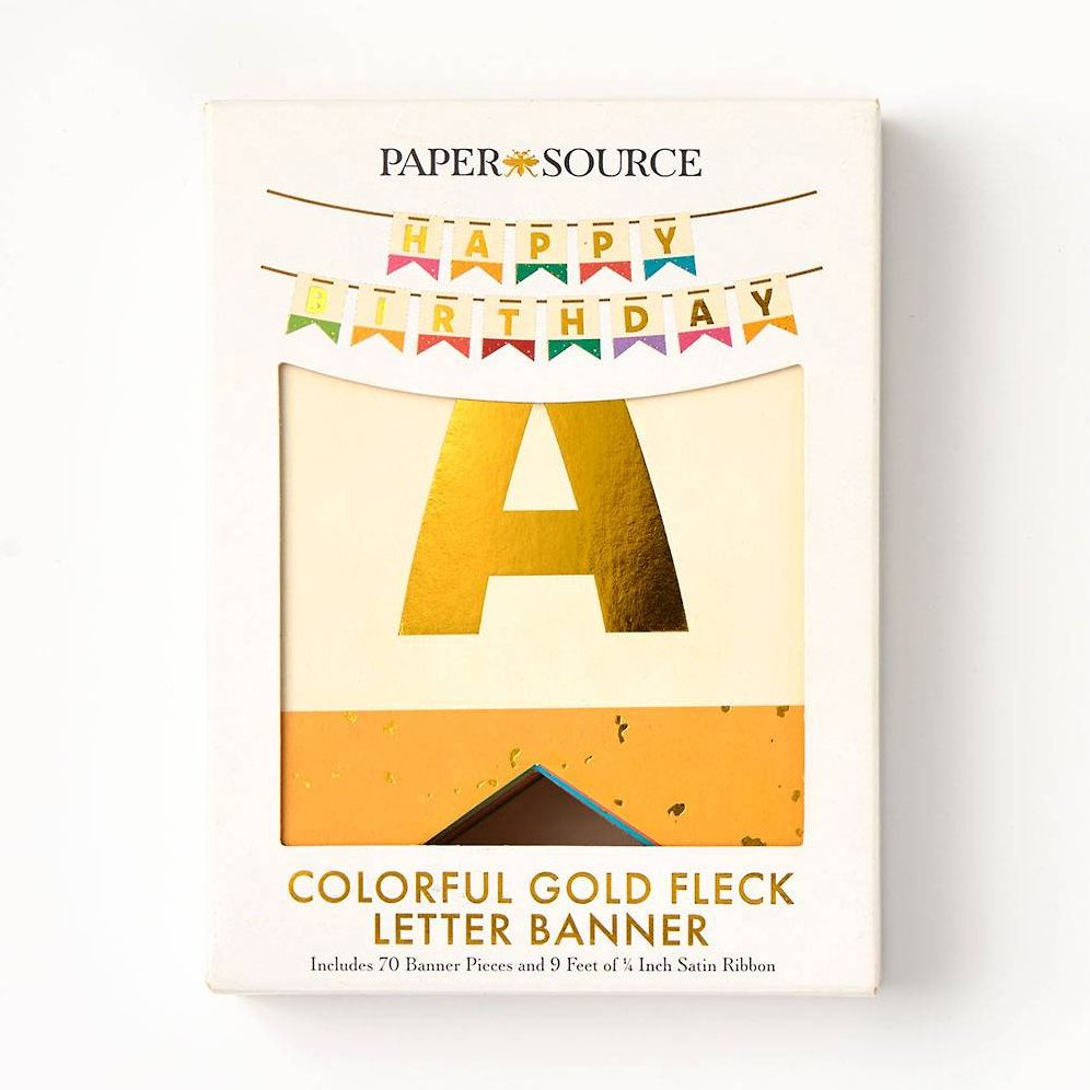Alternative view of Colorful Fleck Letter Banner