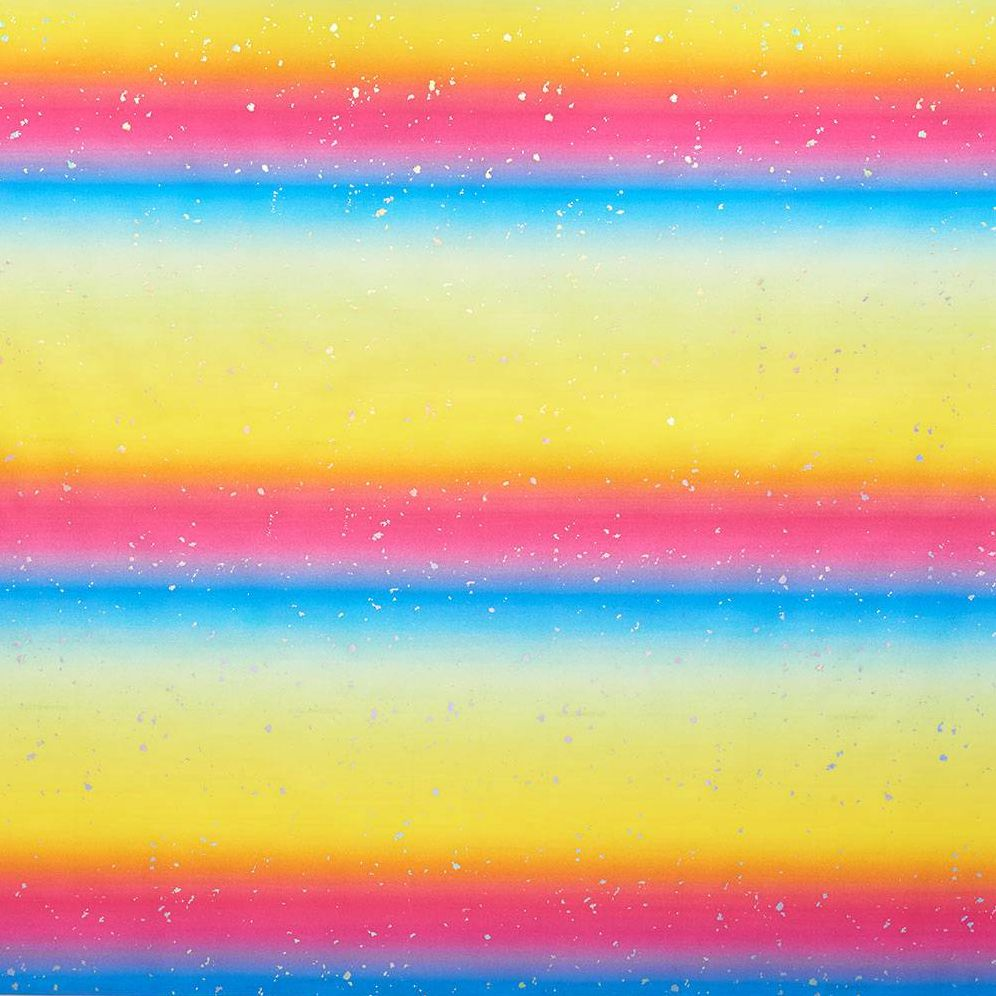 Alternative view of Ombre Rainbow Fleck Stone Wrapping Paper