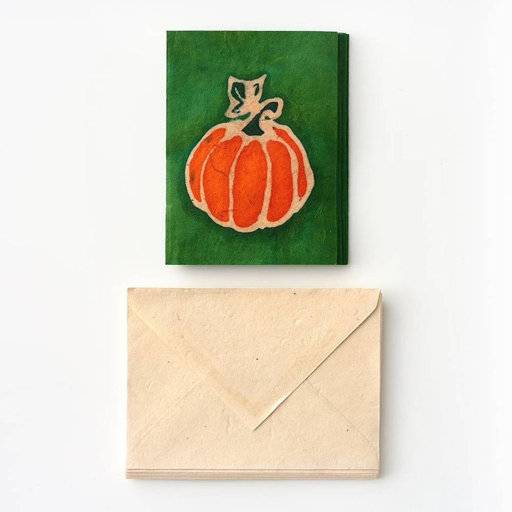 Fine Paper Pumpkin Stationery Set - Image 2
