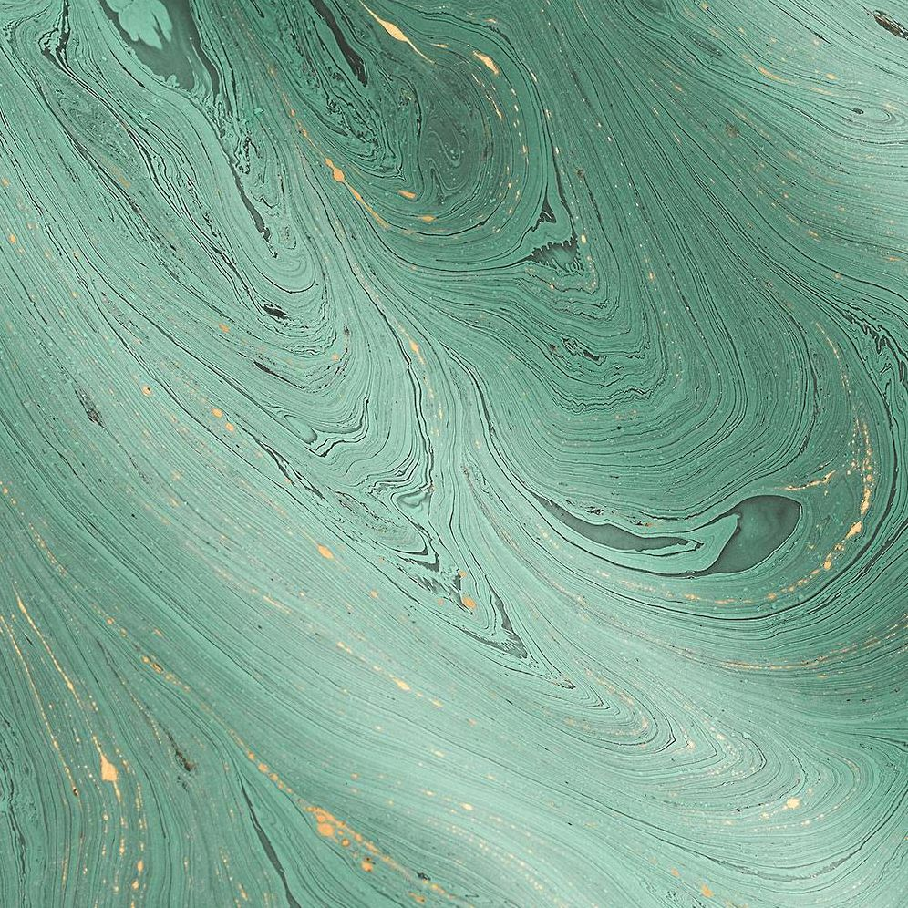 Alternative view of Teal Marble Handmade Paper