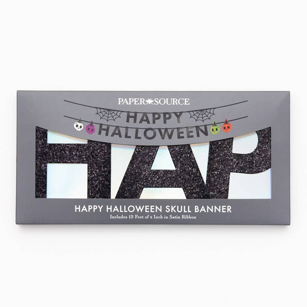 Alternative view of Happy Halloween Skull Banner