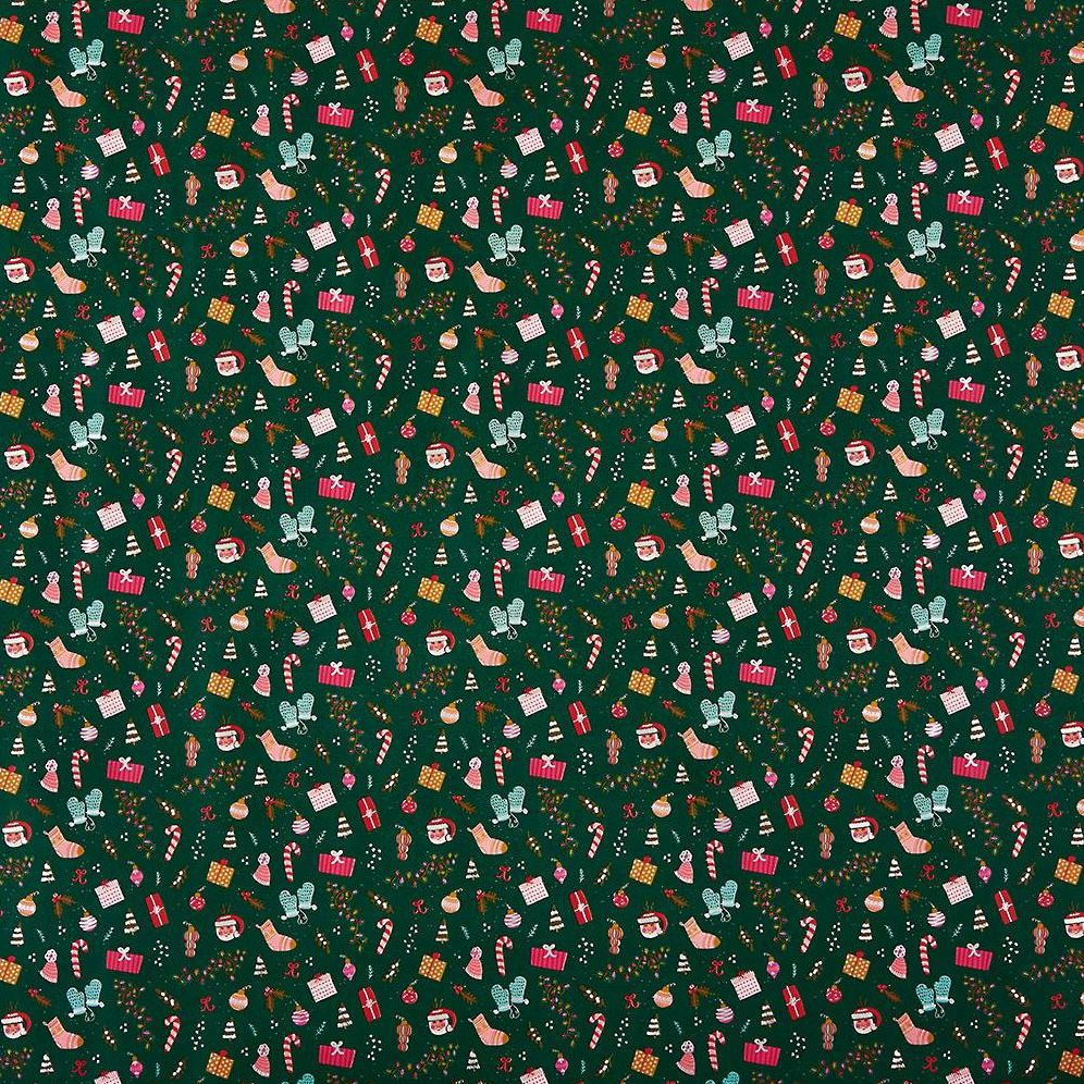 Alternative view of Tiny Christmas Delights Stone Wrapping Paper