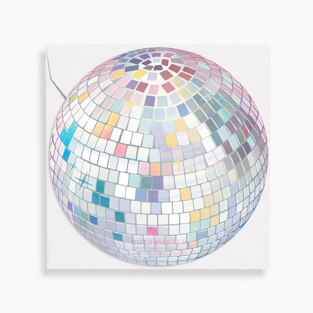 Alternative view of Let's Boogie Disco Fill-In Invitations