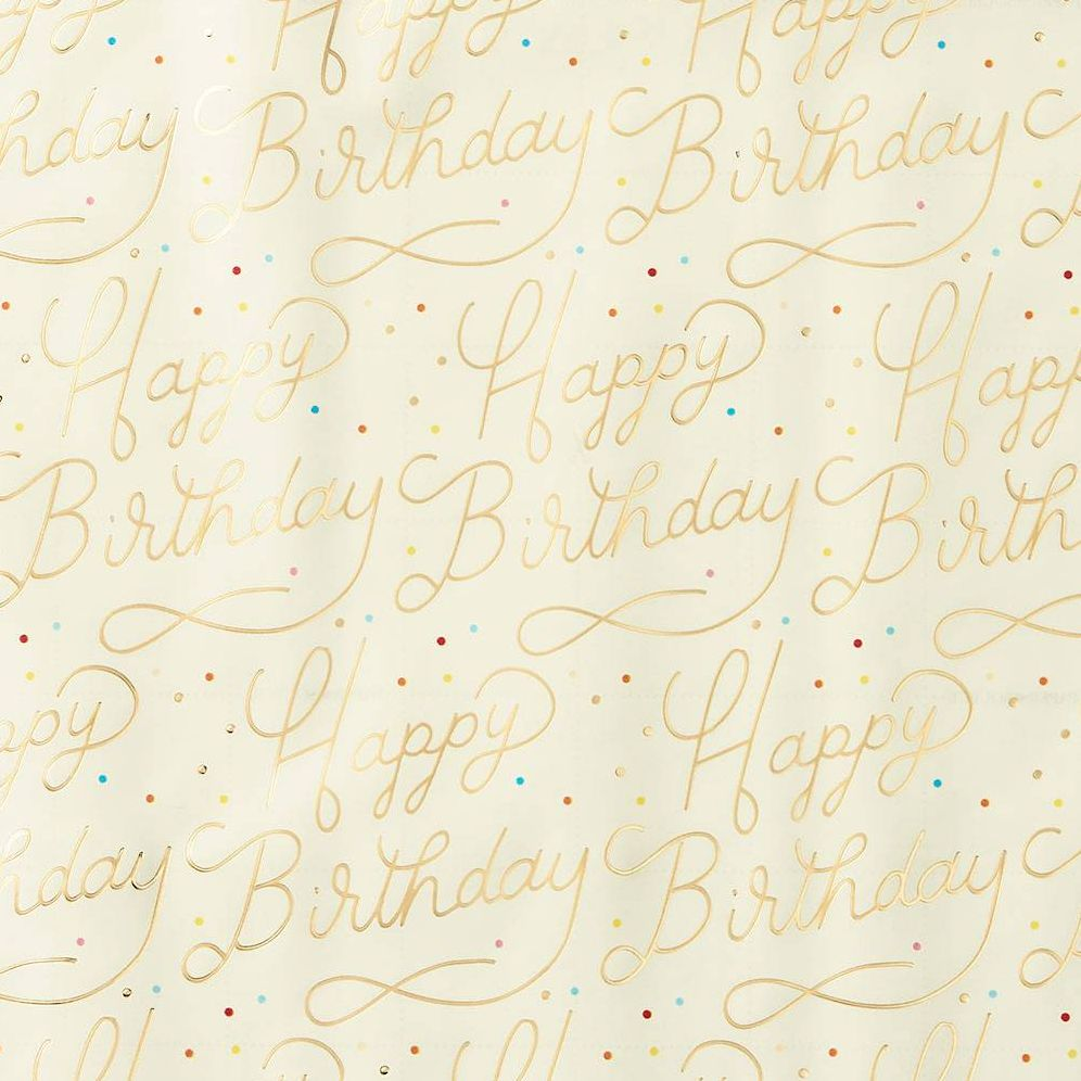 Happy Birthday Dual Roll Stone Paper Roll Wrap - Image 5