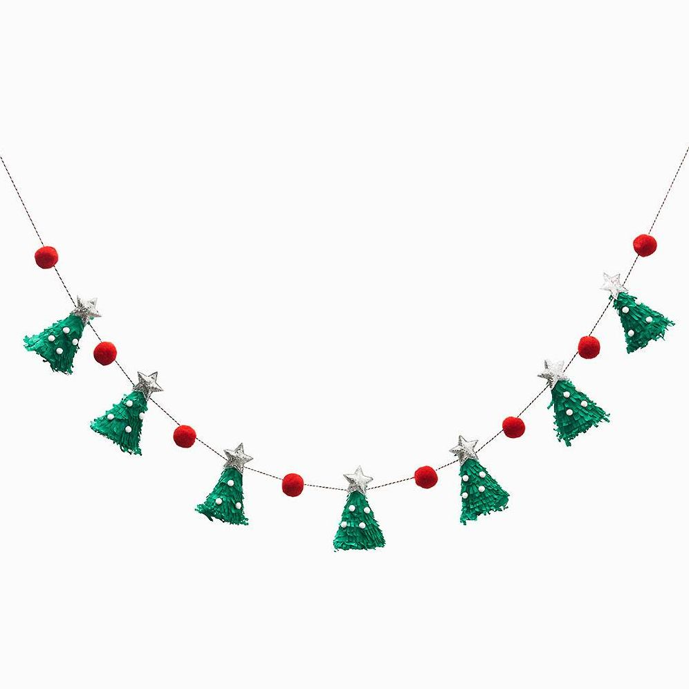 Alternative view of Tinsel Tree Pom Garland