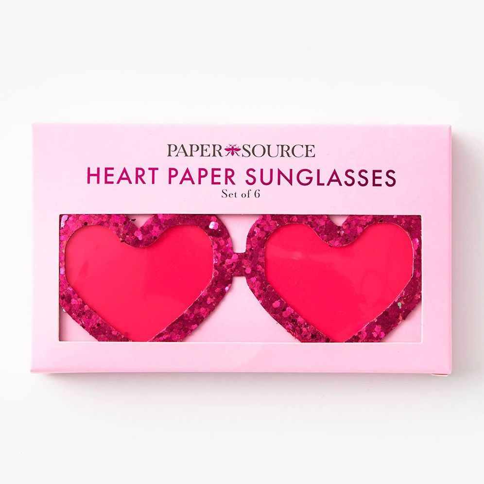 Alternative view of Valentine's Day Heart Paper Sunglasses