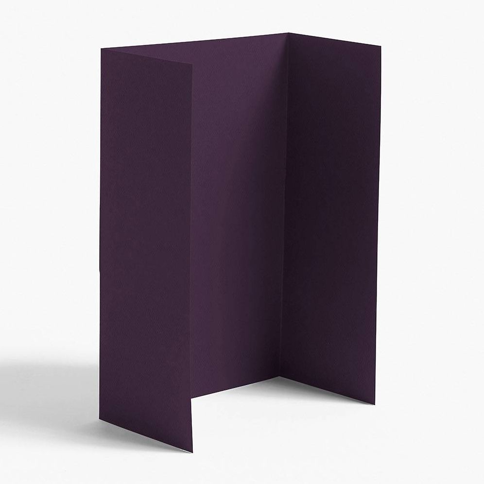Alternative view of A9 Aubergine Gatefold Enclosures