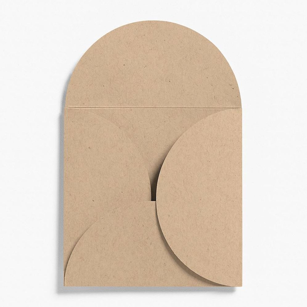 Alternative view of 5.25" Square Paper Bag Petal Envelopes
