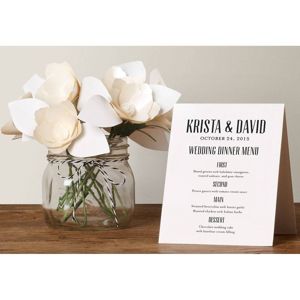 Alternative view of Printable Table Tents