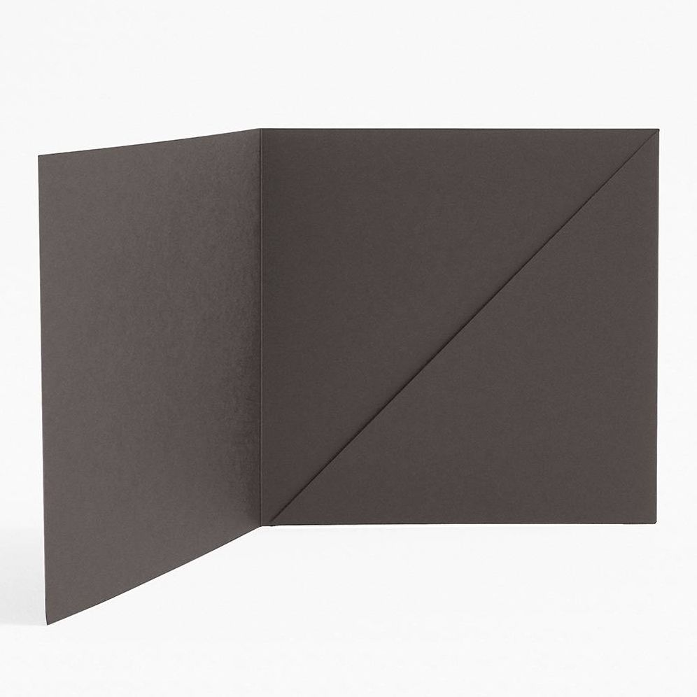 Alternative view of 5.5" Square Slate Diagonal Folders