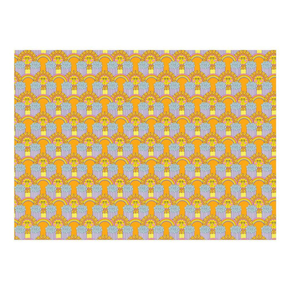 Alternative view of Sun & Rainbows Flat Wrap