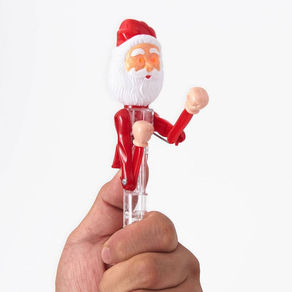 Alternative view of Punching Cheeky Santa Pen