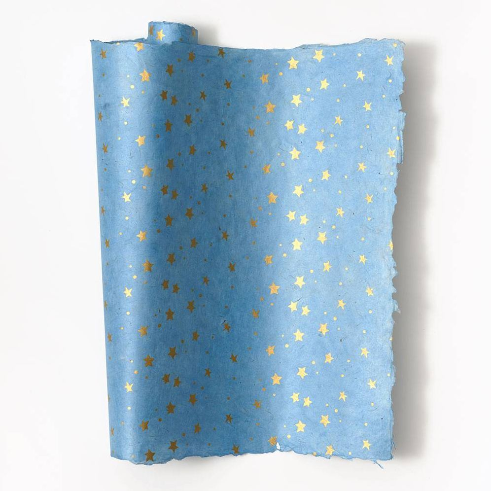 Alternative view of Starry Sky On Light Blue Handmade Paper