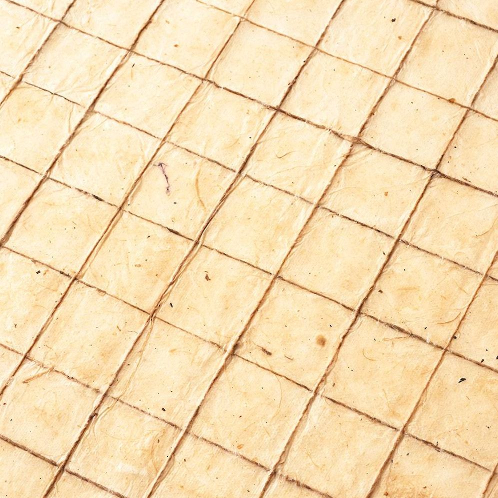 Alternative view of Batik Hemp Square Handmade Paper