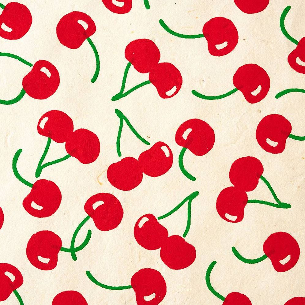 Alternative view of Cherries On Cream Handmade Paper