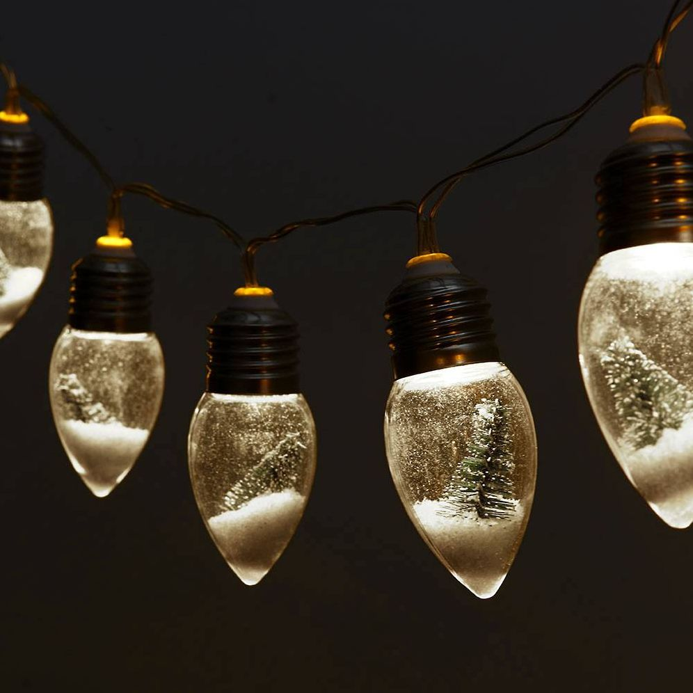 Alternative view of Glass Bulb Tree String Lights