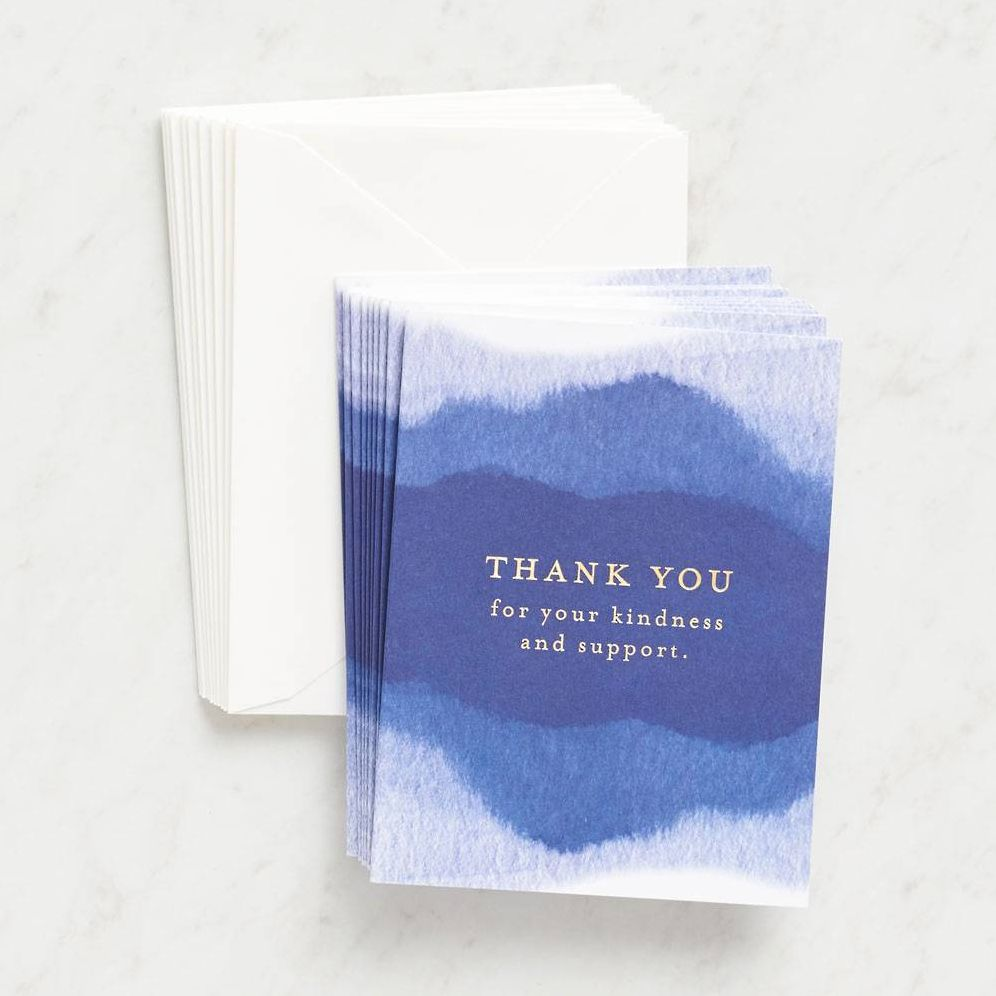 Alternative view of Kindness and Support Thank You Card Set