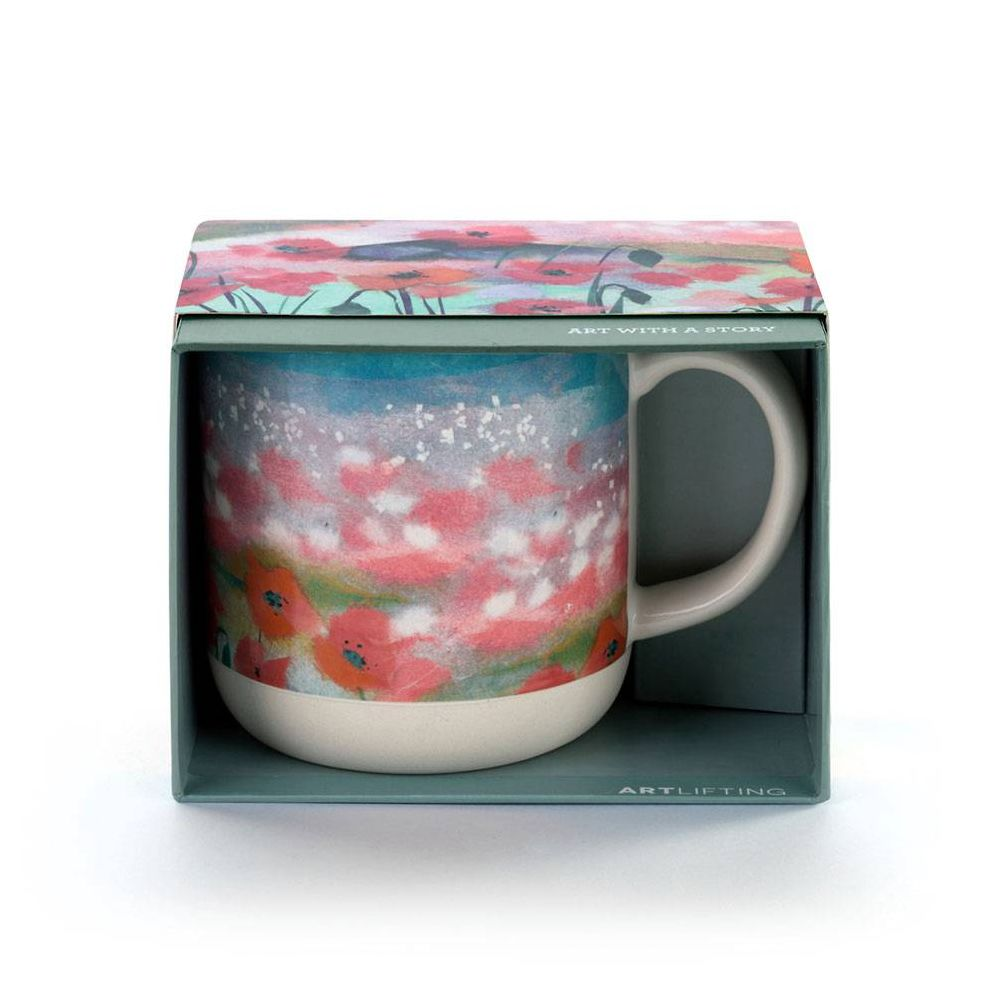 Poppy Floral Art Mug - Image 9