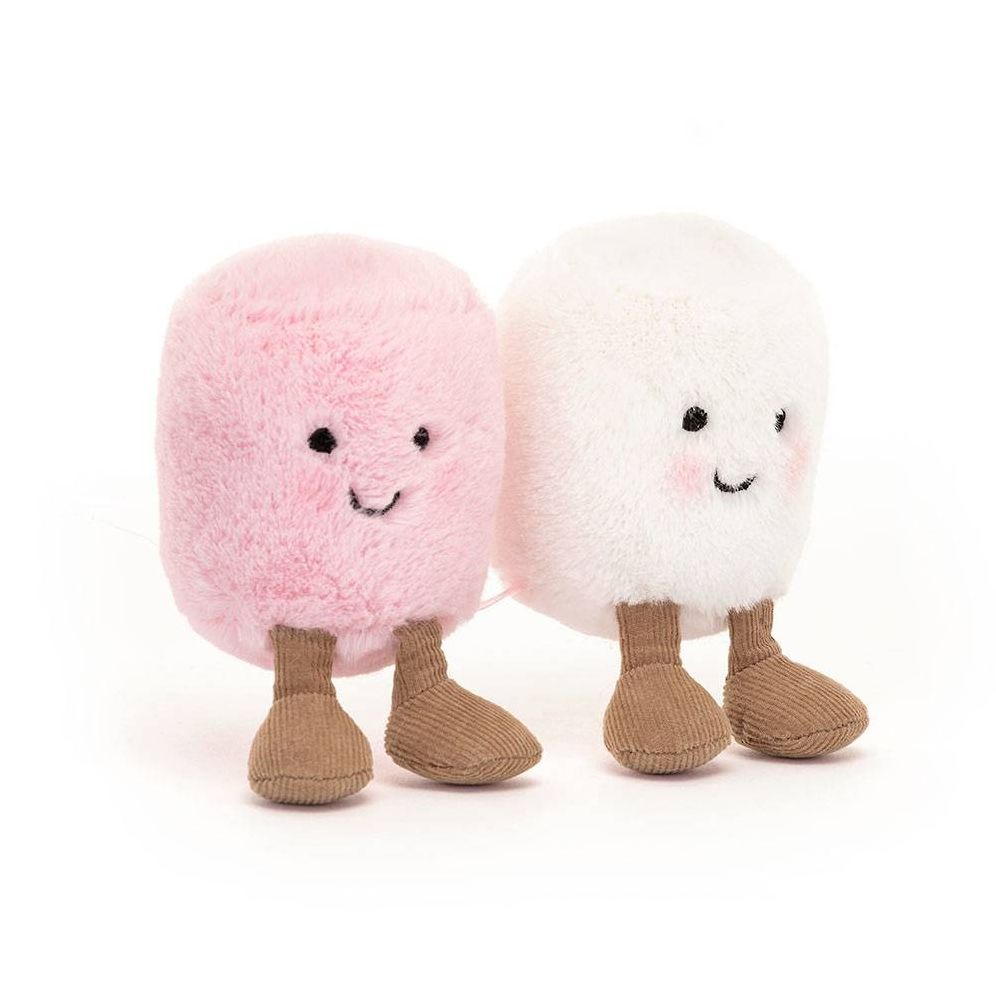 Alternative view of Jellycat Amuseable Pink & White Marshmallow Plush - In Store Exclusive