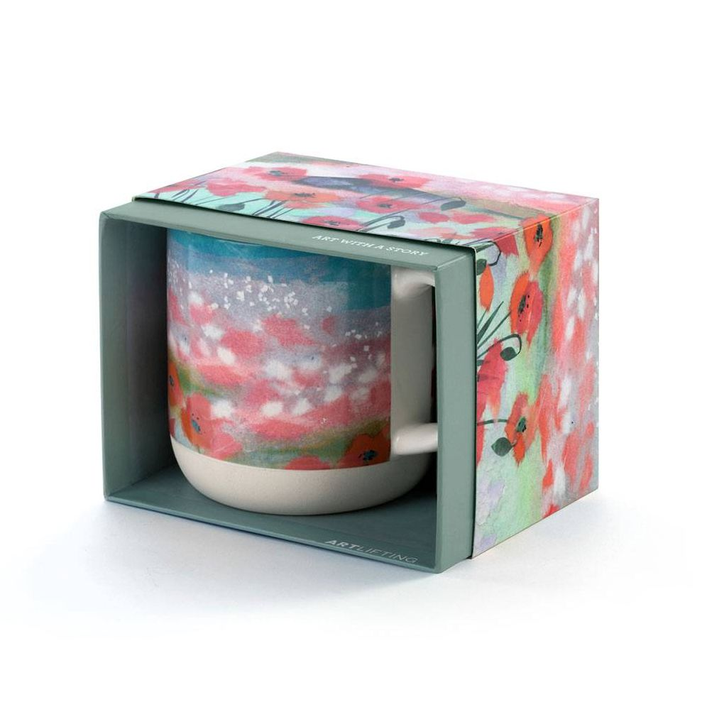 Poppy Floral Art Mug - Image 10