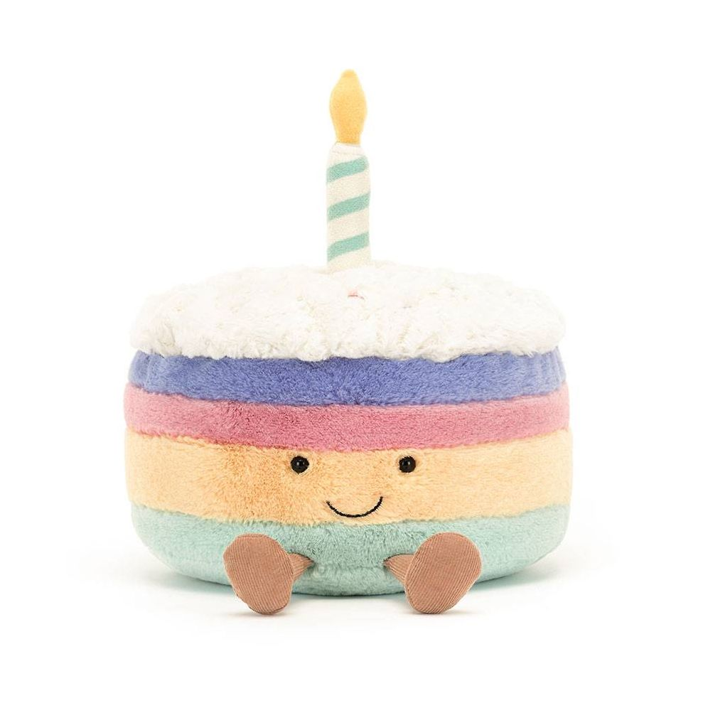 Alternative view of Amuseable Rainbow Birthday Cake Plush - In Store Exclusive
