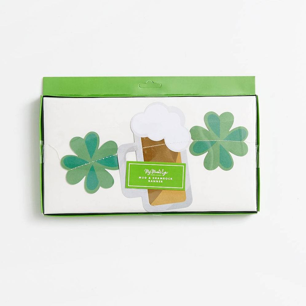 Alternative view of Beer Mug & Shamrock Banner