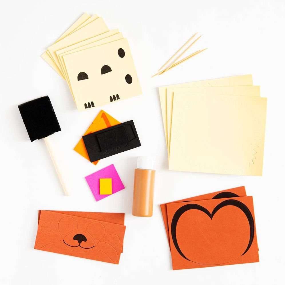 Alternative view of Woodland Critter Pumpkin Decorating Kit