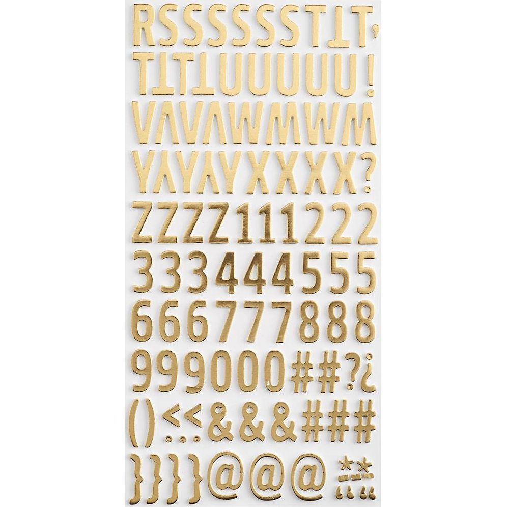 Thickers Gold Foam Letters - Image 3