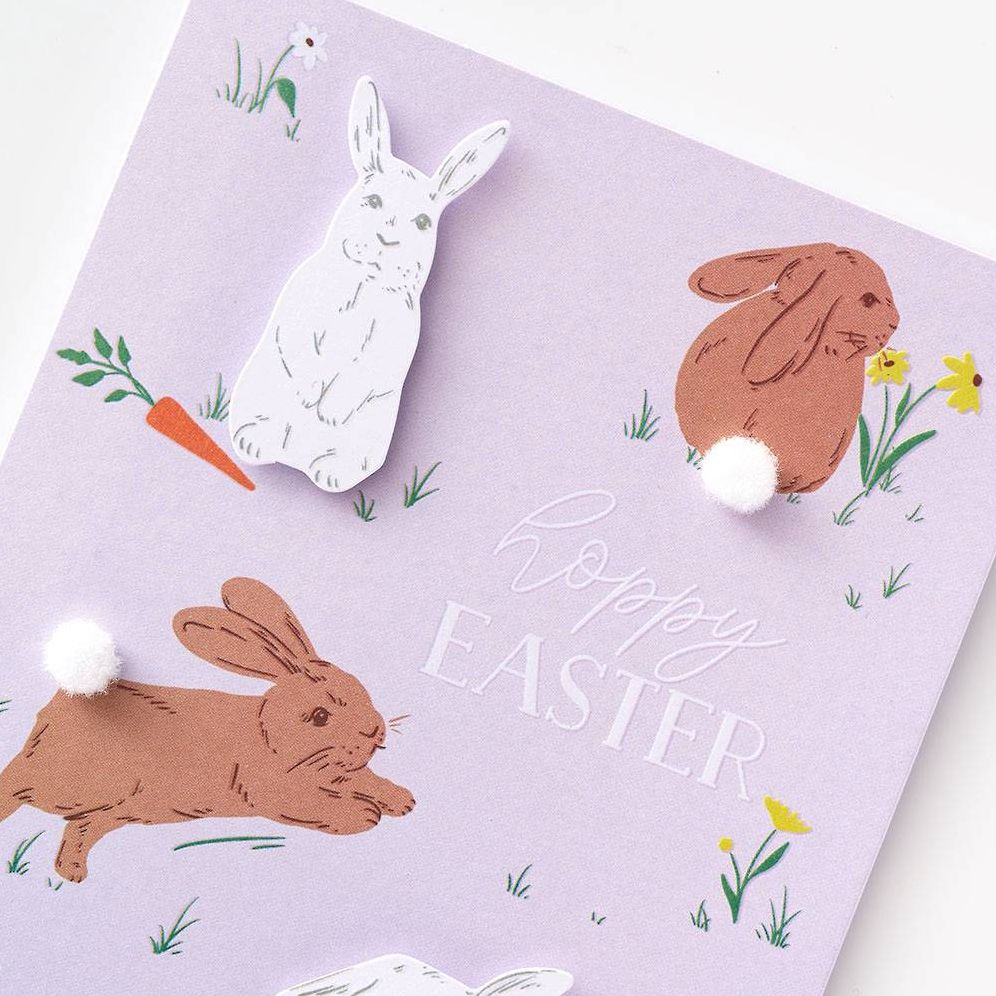 Alternative view of Embellished Bunny Easter Card
