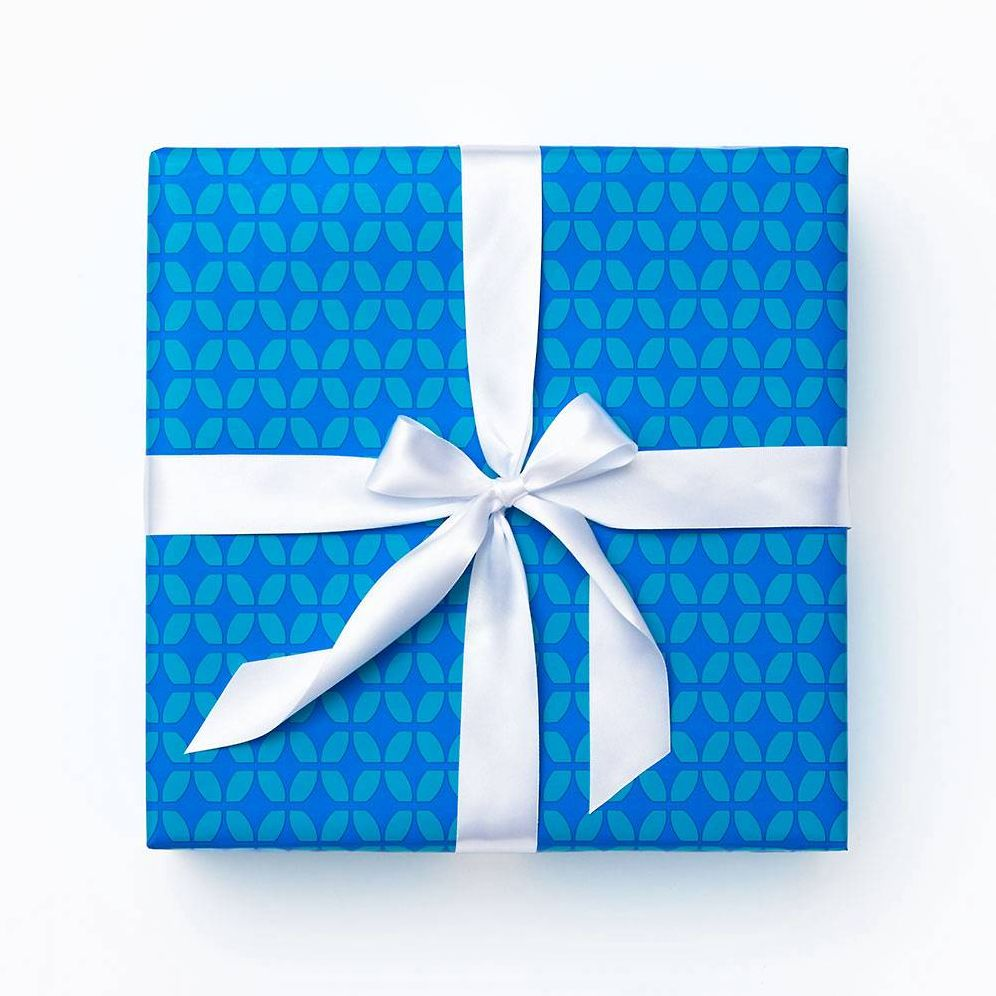 Pink & Blue Reversible Wrapping Paper - Image 4