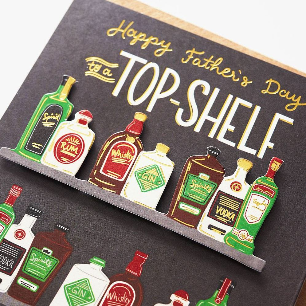 Alternative view of Embellished Top Shelf Father's Day Card