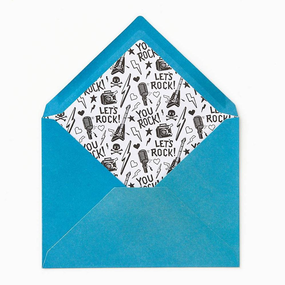 Alternative view of Rock Dad Father's Day Card