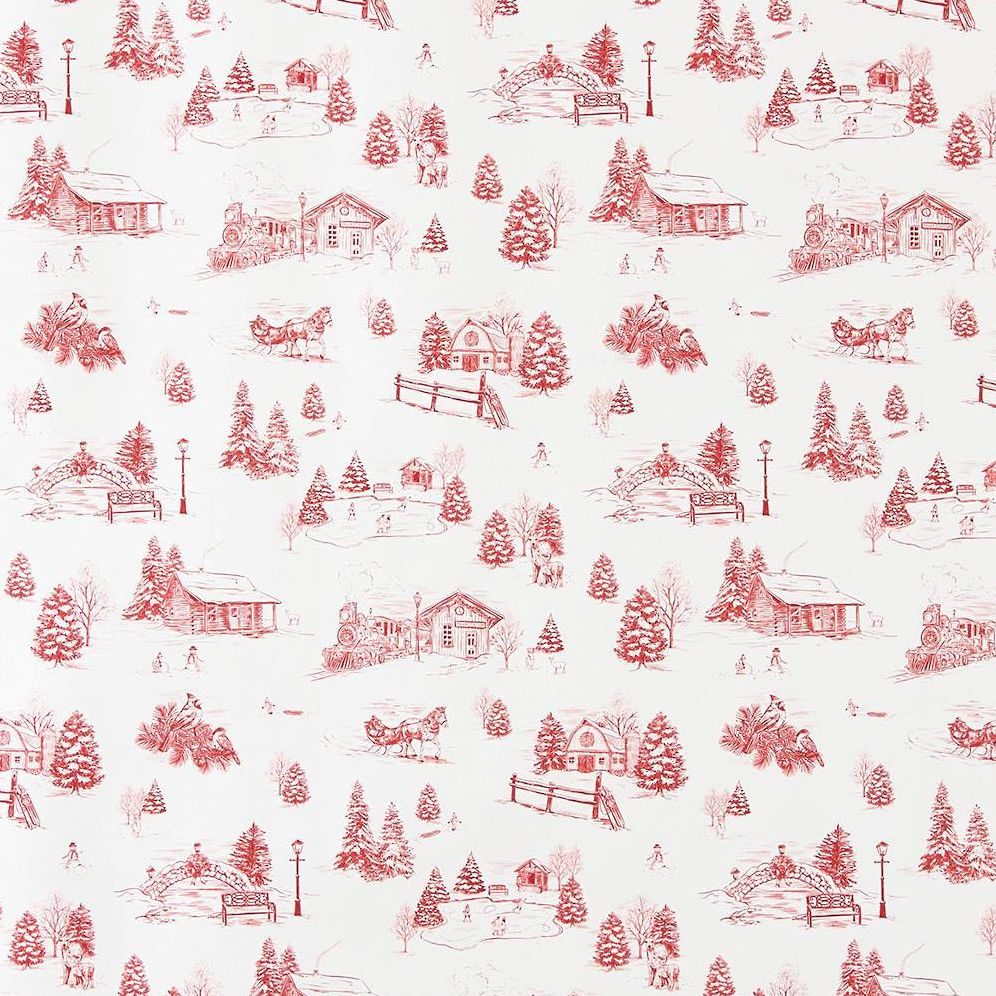 Alternative view of Countryside Christmas Wrapping Paper