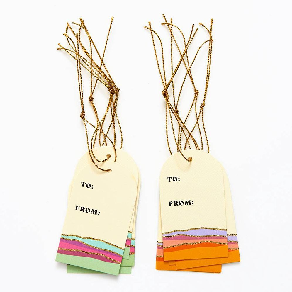 Alternative view of Glitter Layers Gift Tags