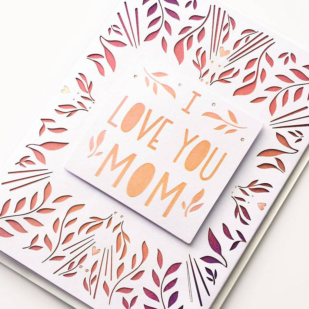 Alternative view of I Love You Mom Mother's Day Card