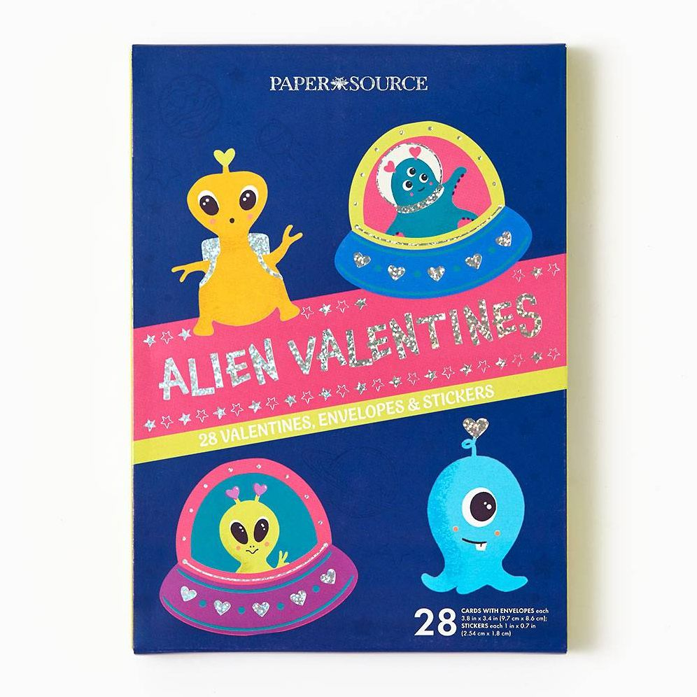 Alternative view of Alien Classroom Valentine Card Set