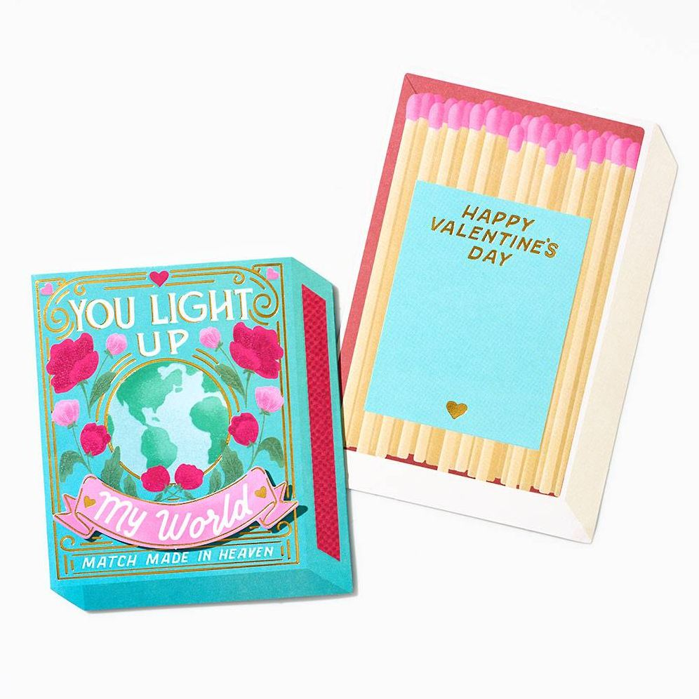 Embellished You Light Up My World Valentine's Day Card - Image 3