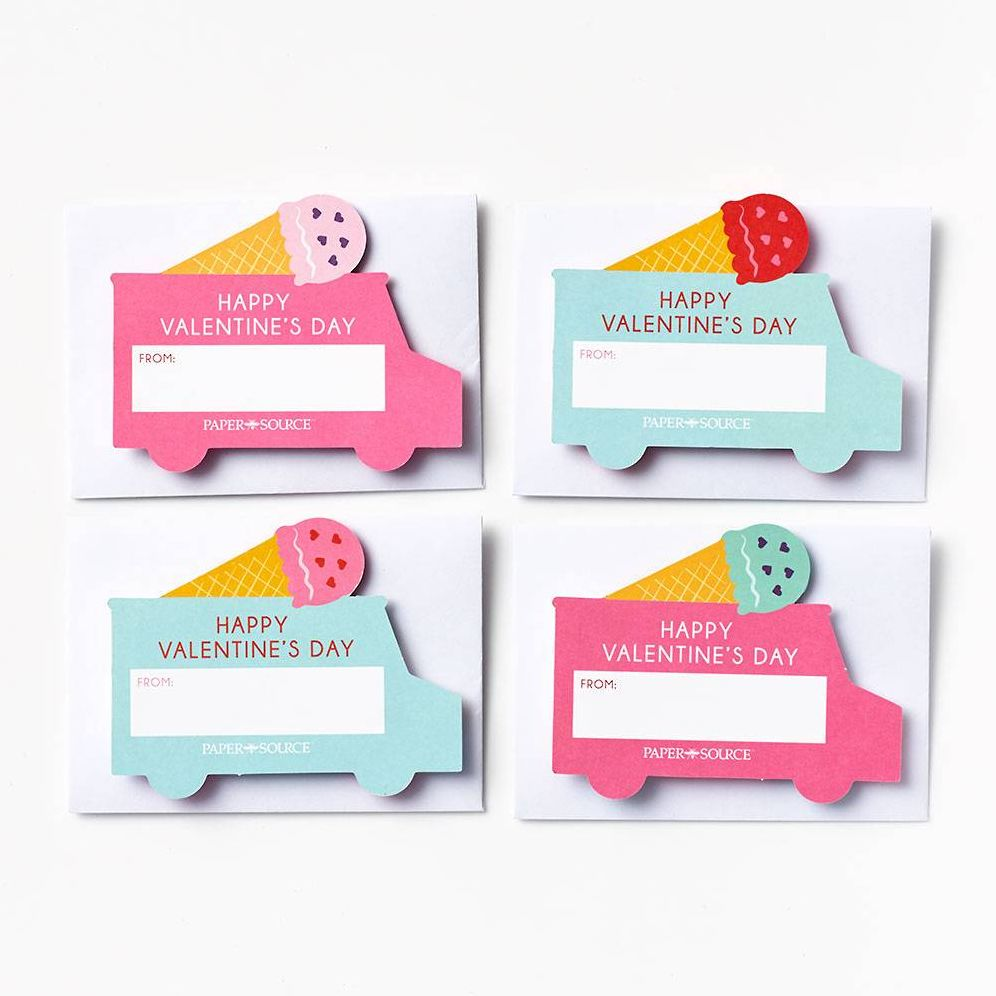 Ice Cream Trucks Classroom Valentine Card Set - Image 3