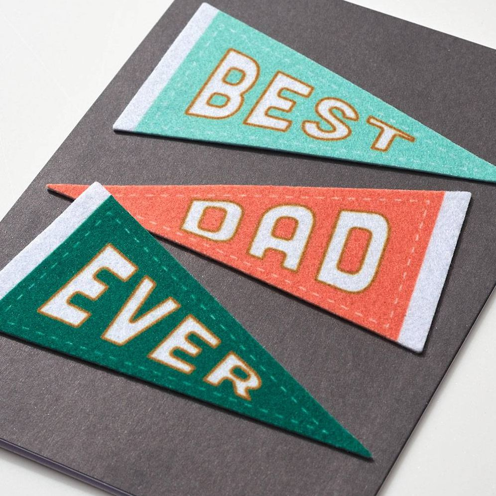 Alternative view of Best Dad Pennants Father's Day Card