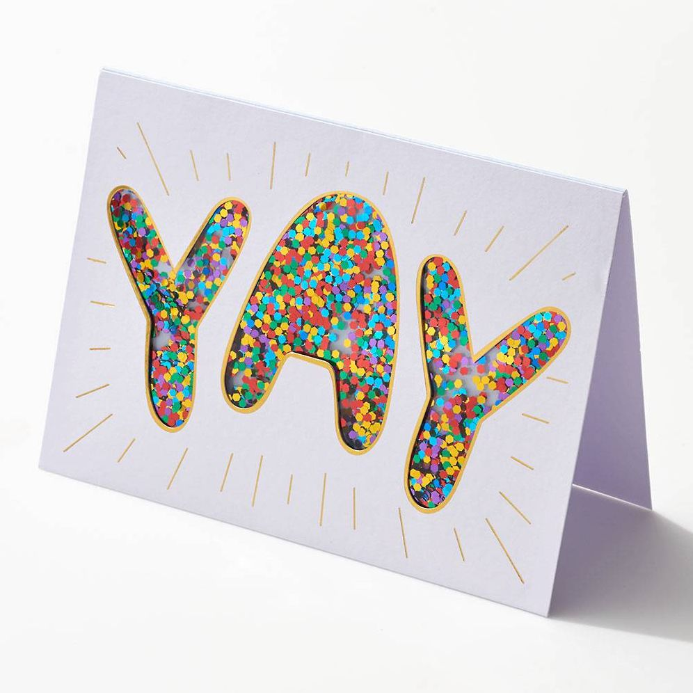 Yay Confetti Congratulations Card - Image 2