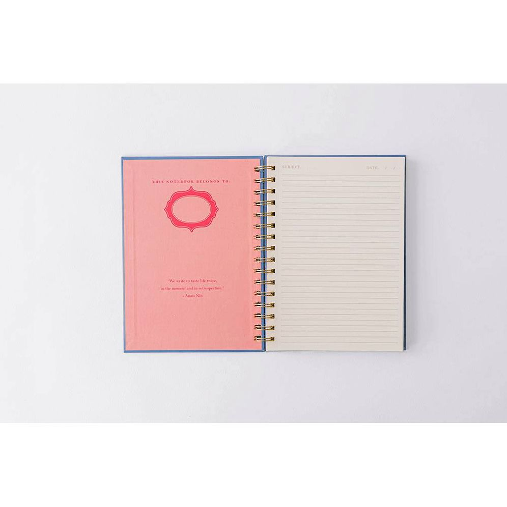 Stamp Pattern Writer's Spiral Notebook - Image 8