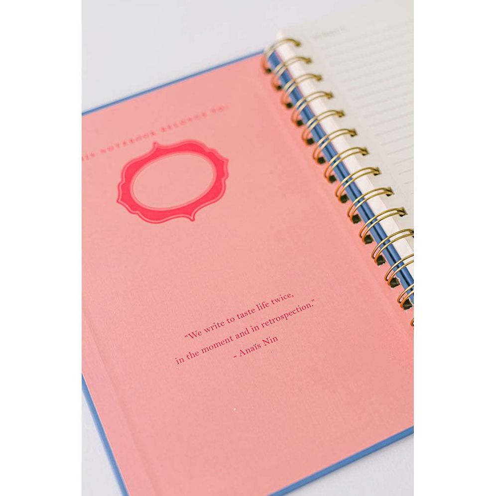 Stamp Pattern Writer's Spiral Notebook - Image 10