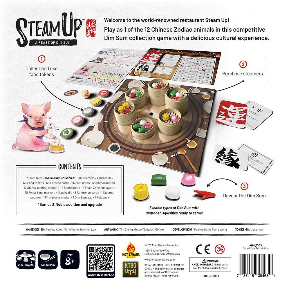 Steam Up A Feast of Dim Sum (B&N Exclusive Edition) (2023 B&N Game of the Year) by Pauline Kong, Haymen Lee and Marie Wong - Image 12