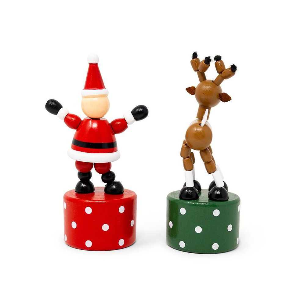 Santa & Reindeer Push Puppets - Image 5