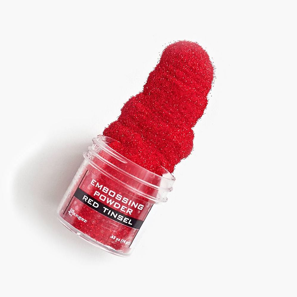 Red Tinsel Embossing Powder - Image 2