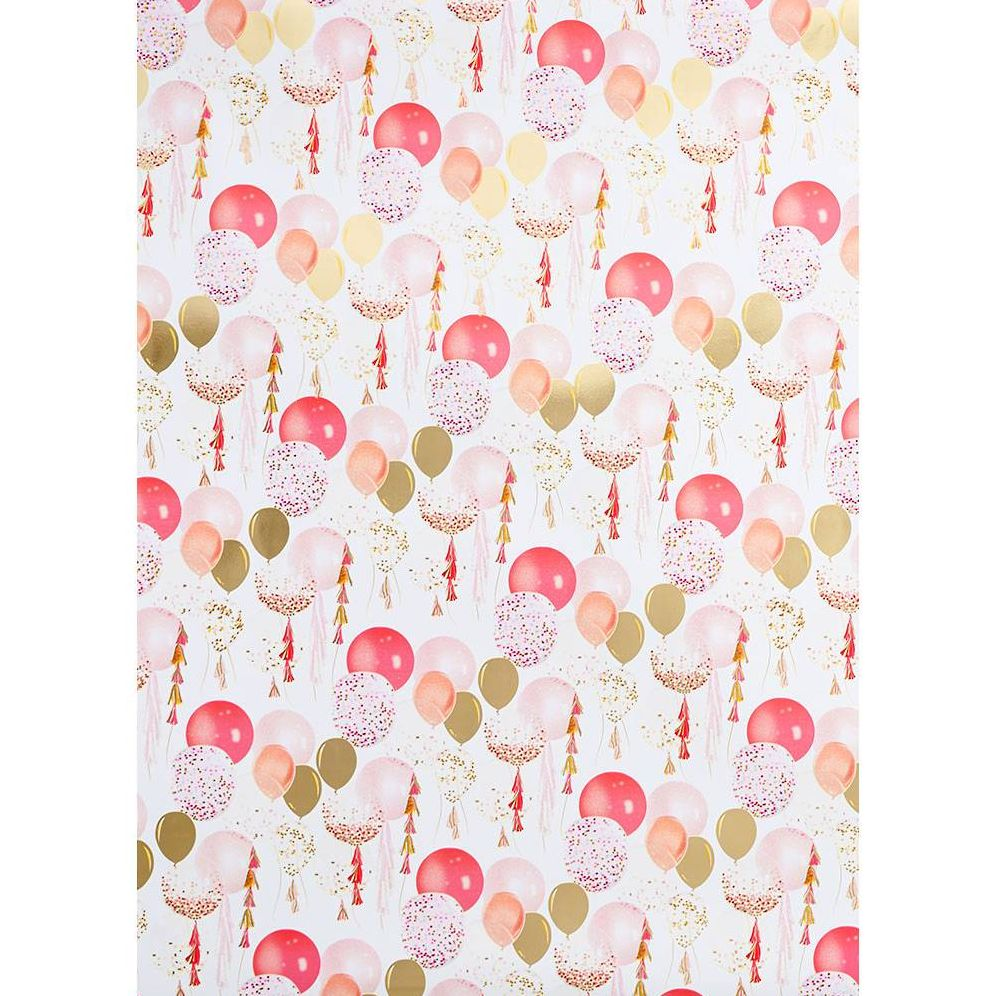 Alternative view of PS Balloons Stone Wrapping Paper