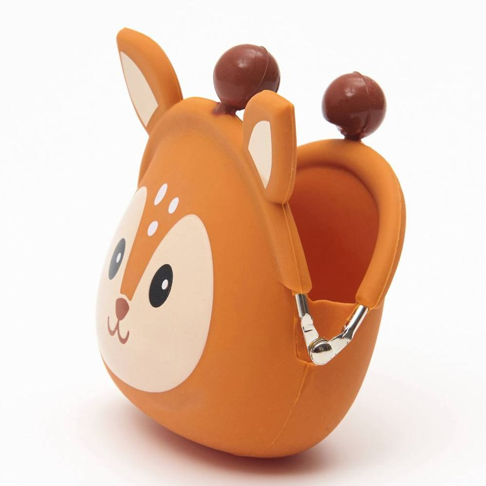 Alternative view of Reindeer Silicone Coin Pouch