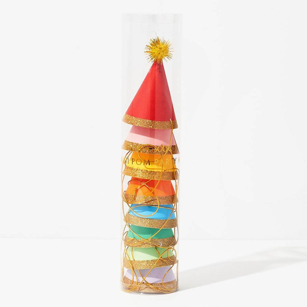 Alternative view of Mini Pom Party Hats